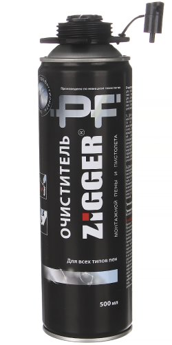 Очиститель монтажной пены Zigger, 650 мл картинка